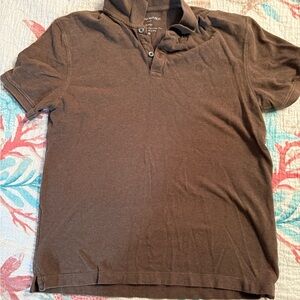Banana Republic Brown Polo Shirt Soft Cotton Classic Fit